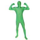 Morphsuits Green Morph Suits Adults, Green Screen Suit, Green Unitard Motion Capture Suit, Green Man Suit, Zentai Bodysuit L