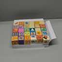 Ms. Rachel Melissa & Doug Letter, Number, and Game Wooden Learning Blocks with Activity Cards for Girls and Boys Toddlers Ages 18 Months+ - FSC Certified