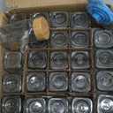 NETANY 23 Pcs Glass Spice Jars with Bamboo Lids, 4 oz Glass Jars with Minimalist Farmhouse Spice Labels Stickers, Collapsible Funnel, Seasoning Storage Bottles for Spice Rack, Cabinet, Drawer