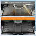 powoq 6&7 Seats Floor Mats Compatible with 2024-2026 Lexus TX350 TX500H TX550H+ Cargo Mat Cargo Liner Replacement for 2024 2025 2026 Lexus TX Accessories (Trunk Mat with Backrest Mat+Floor Mats)