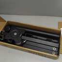 YOMT Mobile TV Cart Rolling TV Stand for 13-50 inch Screens, Tilting and Rotating Mount, Portrait to Landscape, Height Adjustable Portable TV Stand with Wheels Holds up to 44lbs Max VESA 200x200mm