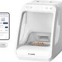 Automatic Microchip RFID Cat Feeder, 16-Cup, White