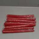 LYOBATH 12 Pack Red Taper Candles - Taper Candles 10 Inch Dripless, Smokeless & Unscented - 8 Hours Long Burning - Hand Poured Tall Candlesticks - Ideal for Weddings, Dinner Parties, and Home Decor