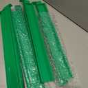 4 Pcs 18.7 Inch Green Acrylic Mahjong Tile Racks with Pushers for Game Night American Mahjong Racks Tile Set for Mah Jong Lovers and Beginners