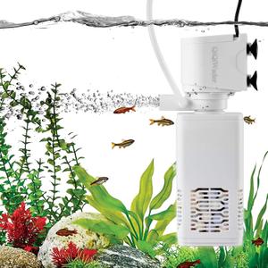 Fish Tank Filter,10-40 Gallon Fish Tank Filter,6W 130GPH,Equipped with Adjustable Aeration Function.