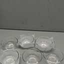 SWEEJAR 8 oz Glass Bowls Set(6 pack),Small for Kitchen,Dessert for Ice Cream,Snack , Side Dishes, Serving for Dipping, Prep