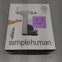 simplehuman 8 oz. Touch-Free Sensor Liquid Soap Pump Dispenser with Soap Sample, Brushed Nickel