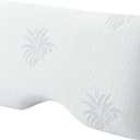 EGOHOME Cervical Neck Pillow, Side Sleeper Pillow for Sleeping, Aloe Vera Infused Memory Foam Pillow for Neck Pain Relief, Ergonomic Neck Support Pillow for Side Back Stomach Sleepers, 30x16 Inches