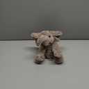 Hopearl Adorable Plush Calf Elephant Toy Floppy Elephish Ultra Soft Stuffed Animal for Boys Girls Kids Toddlers, Gray, 9''