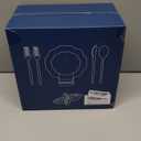 WDF 175Pcs Purple Plates Disposable - Lavender Plastic Plates 25guest Plastic Dinnerware Ideal for Birthday Party/Wedding/Spring/Picnic (Purple and Gold)