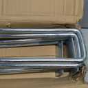 4Pack 4" X 8" Square Bend U-Bolt Kit, Heavy Duty Steel 5/8 Inch Diameter, 4 Complete Sets with 1-1/8" x 6" Tie Bars for Truck Chassis.