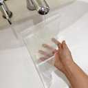 2PCS Shower Splash Guard Corner Kit, Self-Adhesive Bathtub Water Barrier, 9.1 x 11.5 inches/Must Have Bathroom Accessories