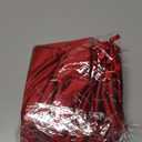 QIANF 12pcs Red Velvet Drawstring Bags 4x6 inches Glossy Velvet Cloth Small Gift Bags Jewelry Pouches for Storage Wedding Party Favor Christmas