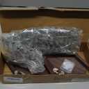 Chunful 2 Pcs Wooden Wall Planter Decor Hanging Fake Plants Greenery Flowers Holder Vase Boxes for Wall Bohemian Farmhouse Room Kitchen Office Indoor Decoration(Brown,7.1 x 4.7 x 1.2 Inches)