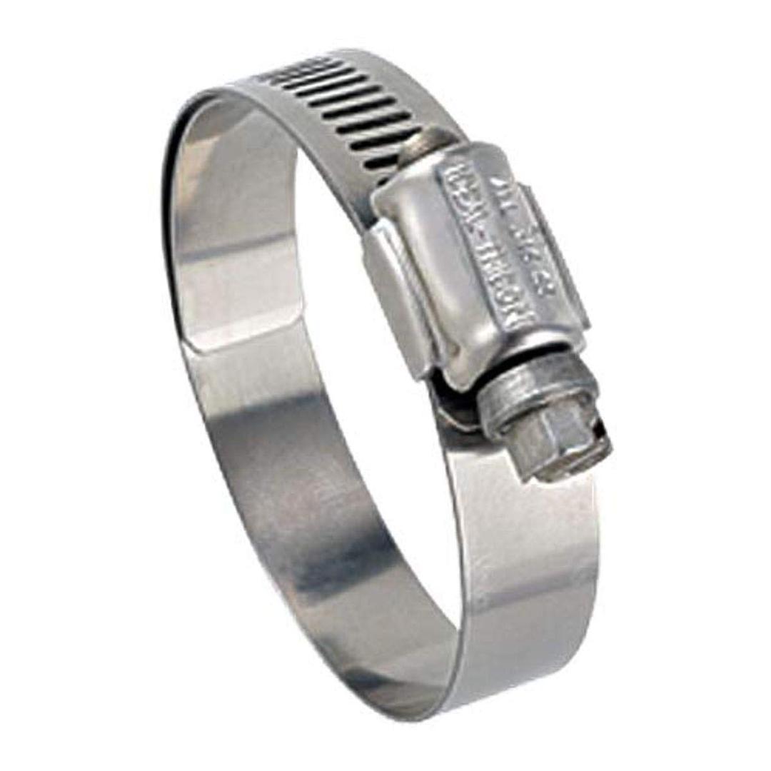 Ideal Tridon 6728M51#28 Stainless Steel Worm Drive Clamp with 316 Stainless Steel Screw 67M Series, 1-5/16" to 2-1/4" Diameter, 9/16" W (Pack of 10)