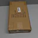 Dorhors 2 Tier Coffee Bar Accessories and Organizer,Multifunctional Mug Holder with 12 Hooks,Wood Coffee Station Organizer,Kitchen Countertop Shelf (Gold + White)