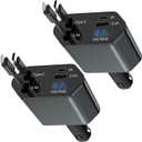 4 in 1 Retractable Car Charger Fast Charging for iPhone 17,2Pack 66W Quick Car i Phone Charger 2.6ft Cord USBC Apple Adapter Block Quick Charge for iPhone 17 Air/17 Pro/16e/16/15Pro/Plus/14/13/12,iPad