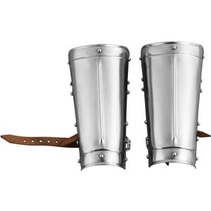 Armor Steel Arm Guards - Metallic - One Size Fit Most