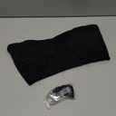 Vertvie Strapless Bras for Women Non-Slip Push Up Wireless Bandeau Bra Seamless Comfort Tube Top Supportive Padded Bralette (XX-Large, Black)