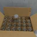 U Pack 2oz Mason Jar with Silver Lid for Honey Jam Spice Pack of 24 Sets