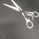 Anti Fatigue Salon Mat for Hair Stylist Anti-Slip Antique Series Salon & Barber Shop Chair Floor Mat (17''x32'' x 5/8'',Scissors)