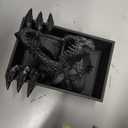 Dragons Awakening Book End Fantasy Book Nook Insert for Dragon Readers Unique Home Decor for Bookshelves & Libraries (Black - 2 Arms)