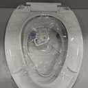 Toilet Seat, Elongated Toilet Seat with Toddler Seat Built in, Potty Training Toilet Seat Elongated Fits Both Adult and Child, with Slow Close and Magnets- Elongated