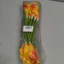 10pcs Calla Lilies Artificial Flower,26'' Long Stem Artificial Calla Lily Flowers,Realistic Arum Lilies for Wedding Bridal Bouquet Home Decor Centerpiece,Orange