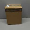 8 Pack Plastic Storage Bins with Bamboo Lids - Stackable Storage Baskets with Handle for Pantry Organizer and Storage, Plastic Containers Bins for Kitchen Bathroom Classroom Office Shelves