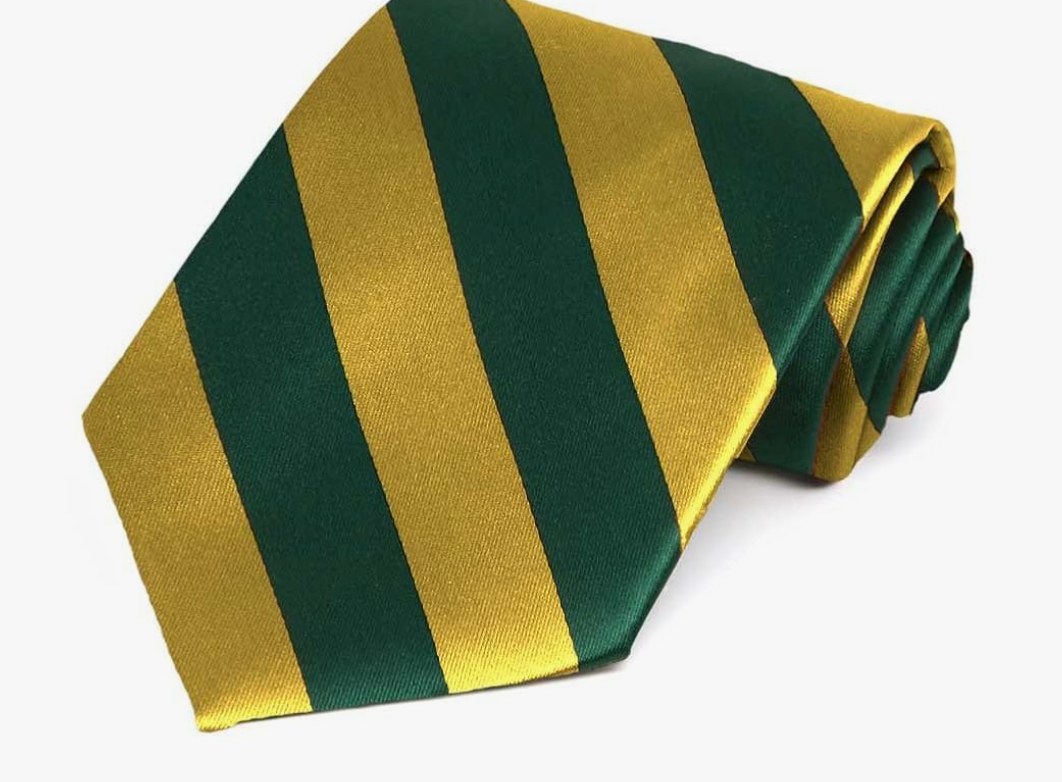 tiemart Men's Striped Tie Standard Length