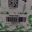 Mile High Life Dog Raincoat, Adjustable Waterproof Reflective Rain Jacket for Small Medium Large Dogs, Lightweight Breathable Pet Rain Coat with Leash Hole(Orange, Large Chest 32-40")