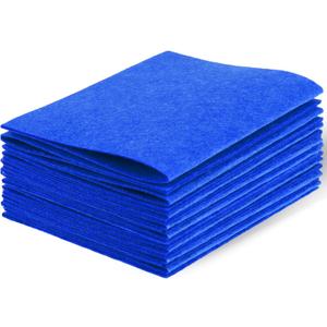Felt Sheets Fabric, 7" x 11" Felt Fabric for Crafts 10Pcs Halloween Christmas Fabric Fall Felt for DIY and Sewing Projects(Dark Blue)