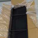 Kitchen Caddy Sink Organizer,Sponge Holder with Dish Brush Holder,Sponge Caddy Soap Dispenser Storage,304 Stainless Steel Kitchen Sink Accessories Over the Sink Shelf (Black)