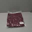 ZAFUL Women's V Neck Cable Knit Sweater 2025 Fall Pullover Long Sleeve Ribbed Loose Top Casual Outfits (Wine Red)