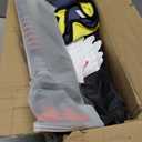 Snow Chains, Anti Slip, Non-metallic, Emergency Tire Chains Suitable for Cars, Trucks, Pickup, SUVs with Tire Width of 165-245mm(14 Pack, Yellow)