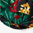 PATPAT Family Hawaiian Matching Outfits Mommy and Me Outfits Caribbean Vacation Summer Tropical Halter Sundresses and Shirts (L)