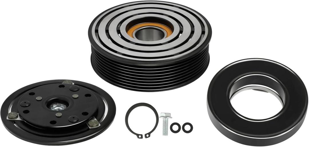 ECCPP A/C Compressor Clutch 1999-2007 for Ford for F-250 for F-350 for F-450 Super Duty 6.8L AC Clutch Kit