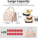 MEXS Insulated Lunch Bag for Women Men Large Reusable Lunch Box Adult Leakproof Portable Cooler Tote Bags for Work Picnic