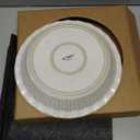 LE TAUCI Pie Pans for Baking 9 Inch, Ceramic Pie Plate for Apple Pie, Round Baking Dish Oven Safe, Embossment Housewarming Wedding Present - 36 OZ, Set of 1, Honey Comb, Arctic White