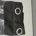 NICETOWN Black Out Curtains 54 inches Length Set of 2, 2 Thick Layers Completely Blackout Window Treatment Thermal Insulated Lined Drapes for Basement Window (42 inches Width Each Panel)