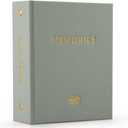 Beautiful Linen Photo Album For 4x6 Photos - Safely Holds Up To 100 Pictures of Unique Memories - The Perfect Large Photo Book To Store All Pictures of Treasured Family, Baby or Wedding Moments