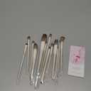 Jessup Makeup Brushes 14Pcs Makeup Brush Set Premium Synthetic Powder Foundation Contour Blush Concealer Eye Shadow Blending Liner Make Up Brush Kit Light Grey T329