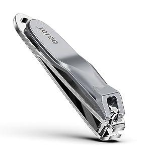 BEZOX Safe Baby Nail Clippers, Small Jaw Kids Nail Clipper Trimmers for Infants, Child and Toddlers, Precision Nail Grooming Tool for Tiny Fingers and Toes - Silver