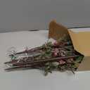 3 PCS Christmas Lighted Branches for Vases, 147 Lights with Snowflake Mistletoe-Leaf Berries Pine Cones, Battery Operated, Timer, Handmade Artificial Evergreen Sprig for Indoor Outdoor