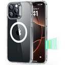 ESR for iPhone 16 Pro Case, Camera Control, Compatible with MagSafe, Shockproof Military-Grade Protection, Magnetic Phone Case for iPhone 16 Pro, Classic Hybrid Case (HaloLock), Clear