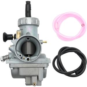 Carburetor w/Hose Compatible with Kawasaki KX65 KX80 Suzuki RM65 RM80 RM85 Yamaha YZ80 YZ85