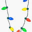 Christmas holiday necklace