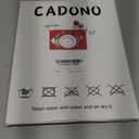 CADONO Placemats Set of 4 Washable Indoor/Outdoor Vinyl Place Mats for Dining Table Durable Non-Slip Heat Resistant PVC Weave Table Mats Beige