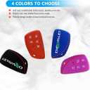 Silicone Key Fob Cover Compatible with 2021 2022 2023 2024 2025 Chevy Tahoe Suburban Key Shell Accessories Key Fob Cover Case Protector Rubber Fob Protector 6 Button (Pink)