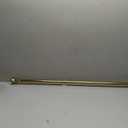 BRIOFOX Industrial Shower Curtain Rod - 2-in-1 Design Tension Curtain Rod - Never Rust Non-Slip 43 to 72 Inch Metal Steel, Gold Window Curtain Rod